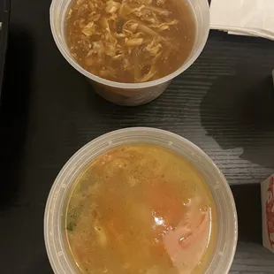 T02 Hot Sour Soup T10 Tomato with Egg Soup