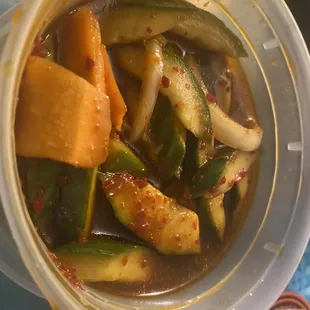 A23 Korean Style Spicy Cucumber Side