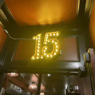 The 15 sign