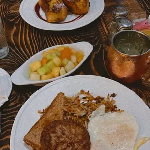 House breakfast, breakfast mule, French toast