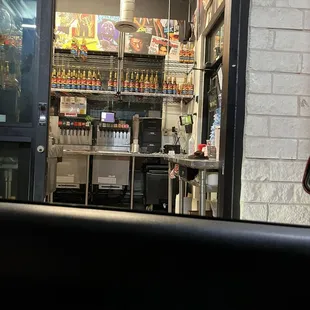 Pull up to wait for drinks LOOK AT ALL THE FLAVORS