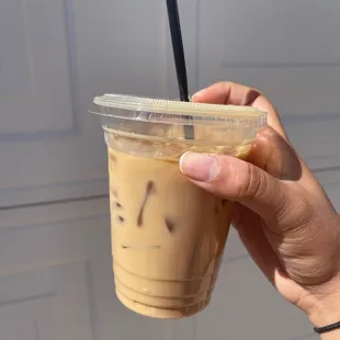 Small vanilla bean latte