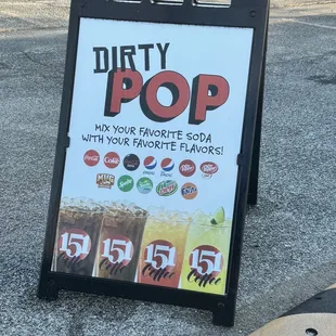 They've got some new drink options! Customizable flavored sodas and refreshers (not pictured here)!