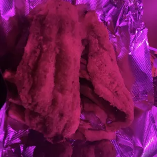 "Catfish" basket- the hush puppies were great