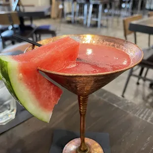 Watermelon martini