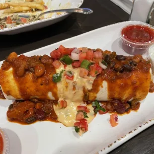 Chicken burrito