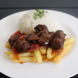 Peruvian Dish Lomo Saltado