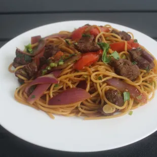 Peruvian Dish Stir Fry Noodles