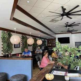 Inside of cafe