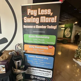 Membership pricing