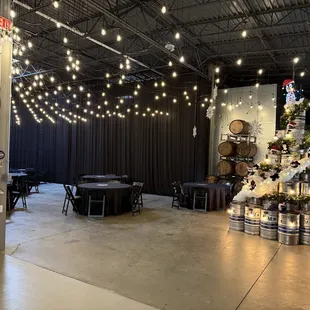 Back room event space