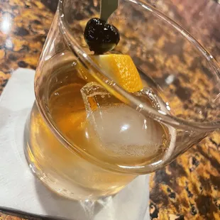 Old Fashioned w Cherry Bitters