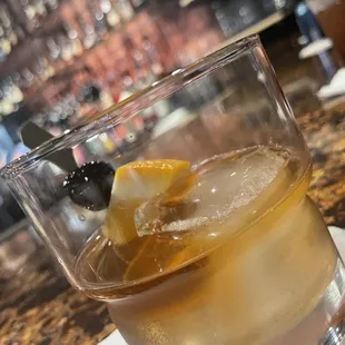 Old Fashioned w Cherry Bitters