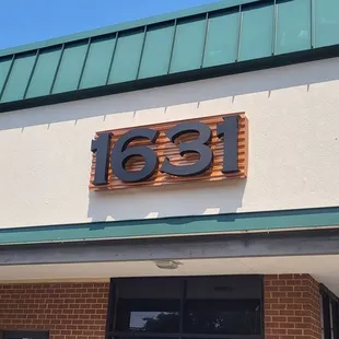 Sign outside