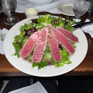 Pan seared tuna