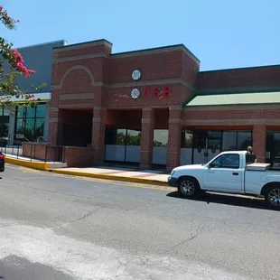 View from parking lot
