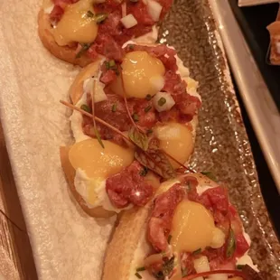 Steak Tartare Crostini