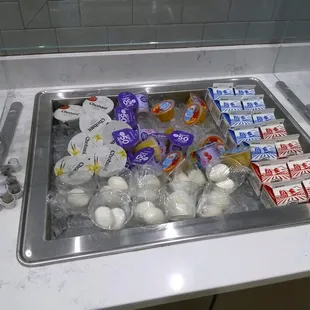 Basic refrigerated cafeteria goods