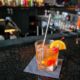 An old fashioned at 17 Light in Baltimore