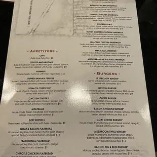 Menu side 1 - 6/29/2022