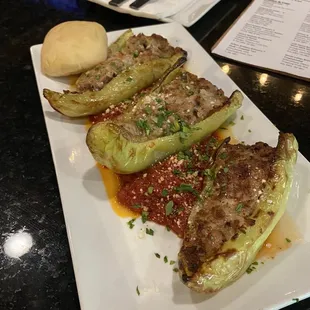 Stuffed Banana Peppers - $13   Must try!!!