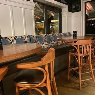 Downstairs event bar area