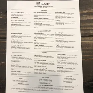 NEW MENU