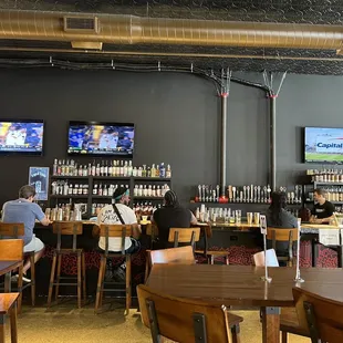 people sitting at the bar