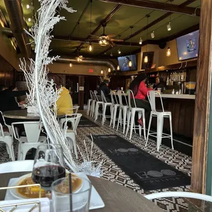 Seating area and Bar