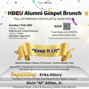 Join us for brunch..great music, bottomless beverages, buffet filled southern favorites.