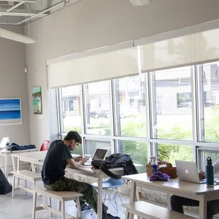 Main coworking space