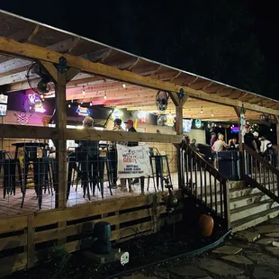 The house bar provides all your favorite adult beverages as well as bar seating and TVs to catch your favorite games.