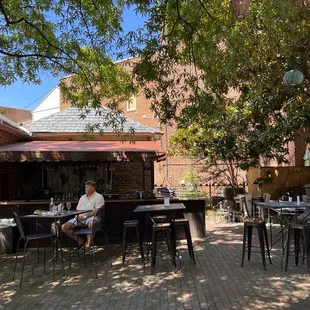 Outdoor bar