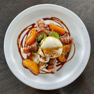 Peach &amp; Burrata Salad
