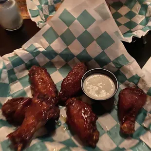 Sweet and spicy wings