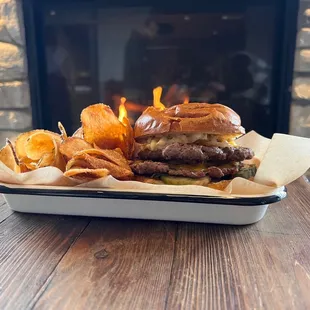 Double double smash burger!!!