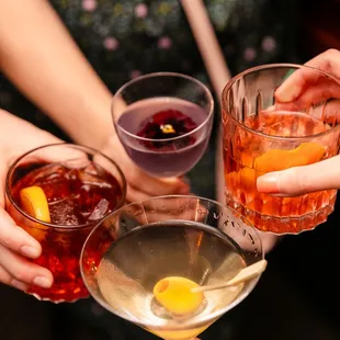 drink, oysters and mussels