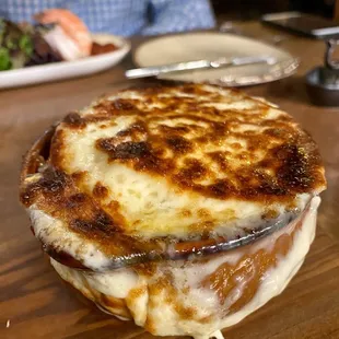 Triple Cheese Onion Soup