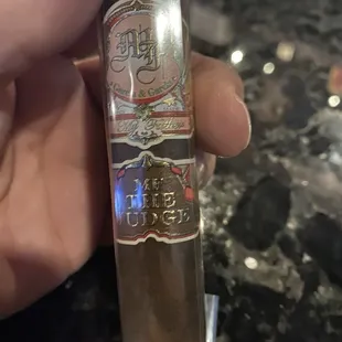 My father, a great cigar