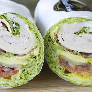Turkey, Bacon, Avocado Lettuce Wrap