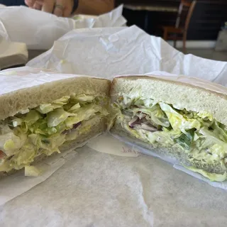 Homemade Egg Salad Sandwich