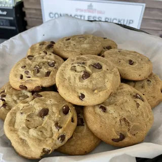 Freshly Baked Chocolate Chip Cookie