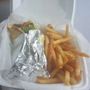 Gyro with Fries