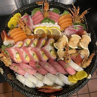 sushi and sashimi, food, sashimi, sushi