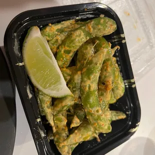 Spicy edamame