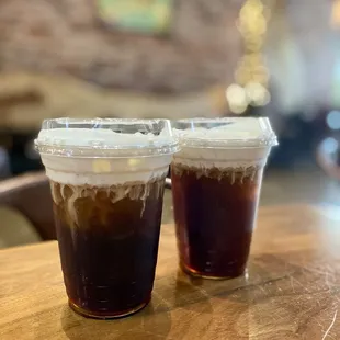 Sea Salt Cream Iced coffee
