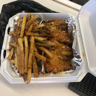 Ooh wee wings &amp; hand cut fries