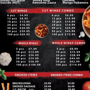 Menu screen 1