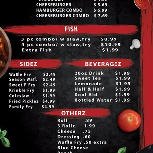 Menu screen 2