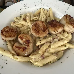 Scallop Carbonara